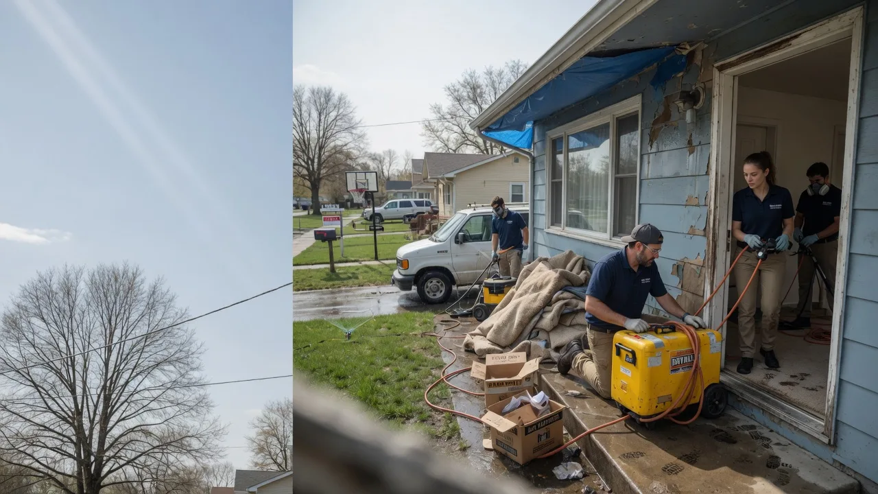 Basement Flood Cleanup in Delphos, KS near me